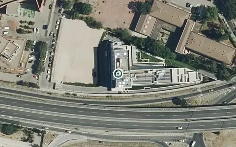 Vista aérea de la ubicación de Residencia Valdeluz (Leganés)