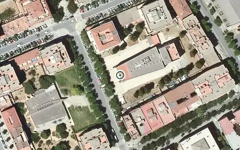 Vista aérea de la ubicación de Residència per a Gent Gran Can Falguera
