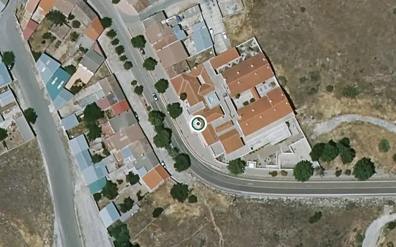 Vista aérea de la ubicación de Residencia de Mayores Municipal Nuestra Señora de los Desamparados