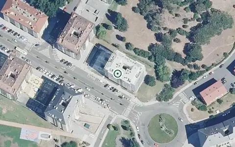 Vista aérea de la ubicación de Centro de Día para Persoas Maiores Xente Vital
