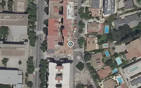 Vista aérea de la ubicación de Centro Residencial Alhema