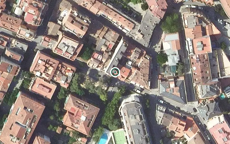 Vista aérea de la ubicación de Centre de dia la LaFACT Sant Cugat