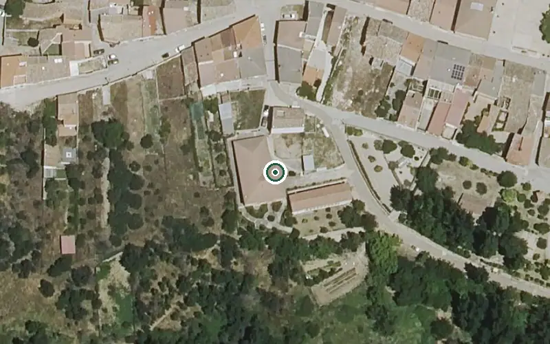 Vista aérea de la ubicación de Vivienda de Mayores