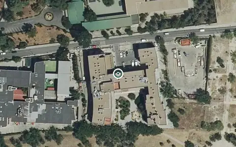 Vista aérea de la ubicación de Residencia Usera