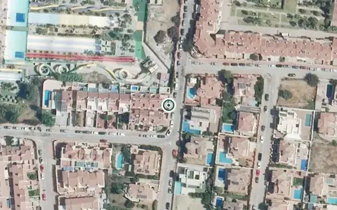 Vista aérea de la ubicación de Centro Residencial Sanysol