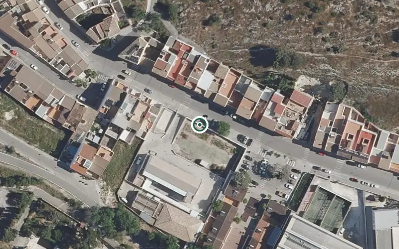 Vista aérea de la ubicación de Centro de Día para Mayores de Estepa