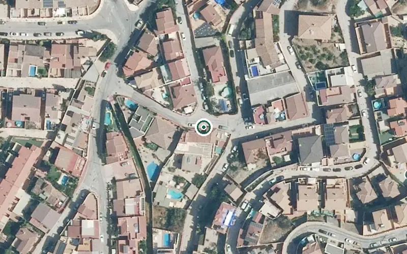 Vista aérea de la ubicación de Residencia de Mayores Puertosol