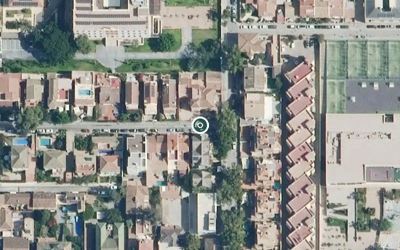 Vista aérea de la ubicación de Residencia para Personas Mayores Octavio Picon