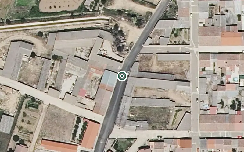 Vista aérea de la ubicación de Residencia de Mayores Peleagonzalo