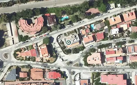 Vista aérea de la ubicación de Residència les Gavines