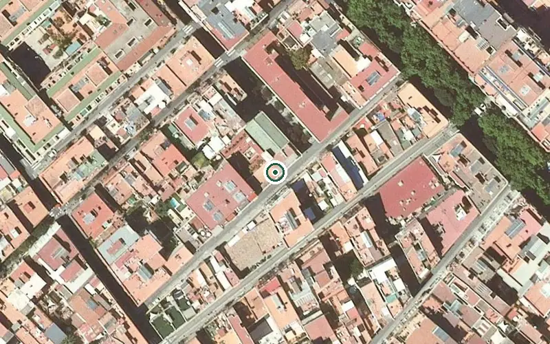 Vista aérea de la ubicación de Residencia Vil·la de Gràcia
