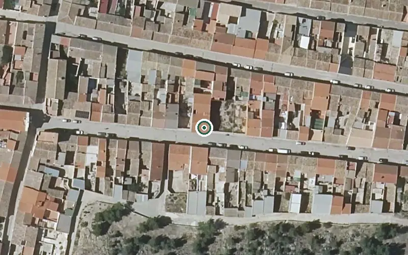 Vista aérea de la ubicación de Centro de Día de Enfermos de Alzheimer