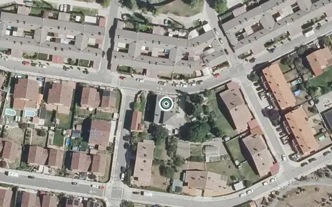 Vista aérea de la ubicación de Residencia El Manantial