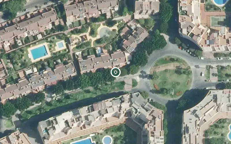 Vista aérea de la ubicación de Residencia para Personas Mayores Ballesol-teatinos