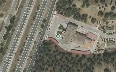 Vista aérea de la ubicación de Residencia de Mayores Parque Gavilanes Quavitae