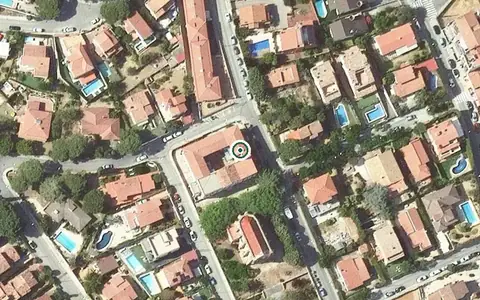 Vista aérea de la ubicación de Hospital de Sant Pere