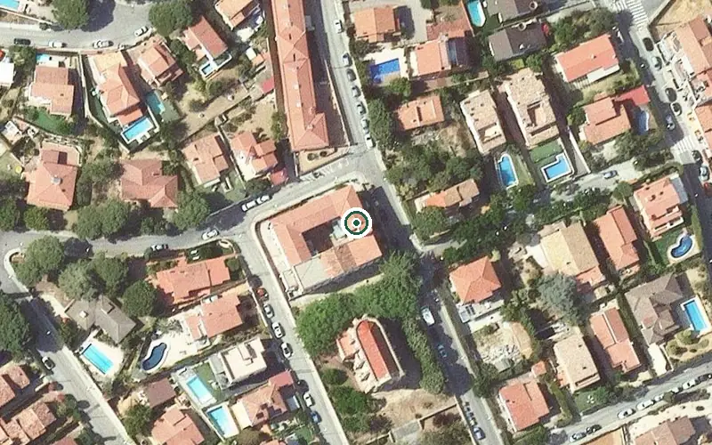 Vista aérea de la ubicación de Centre Privat d'Atenció Diürna