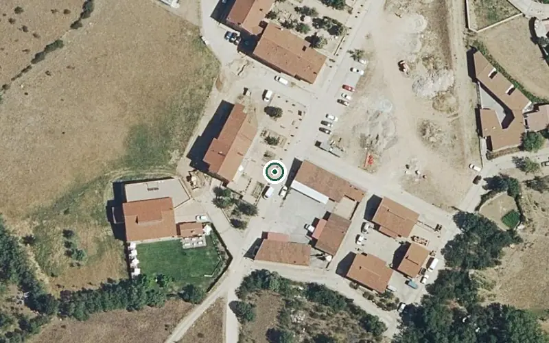 Vista aérea de la ubicación de Residencia Berzosa de Lozoya