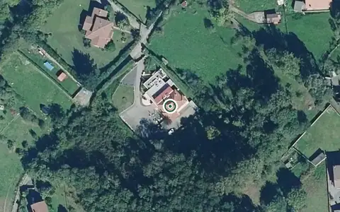 Vista aérea de la ubicación de Residencial San Esteban