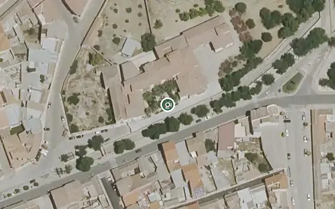 Vista aérea de la ubicación de Residencia de Mayores Hogar Purísima Concepción y Santiago