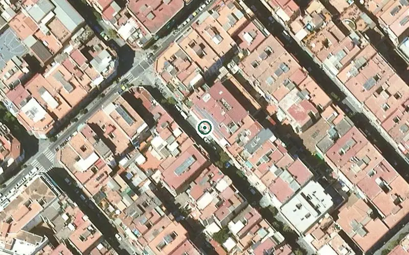 Vista aérea de la ubicación de Centre de dia la Torrassa