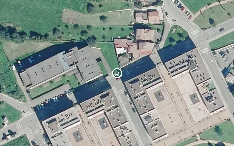 Vista aérea de la ubicación de Centro de Día El Lauredal