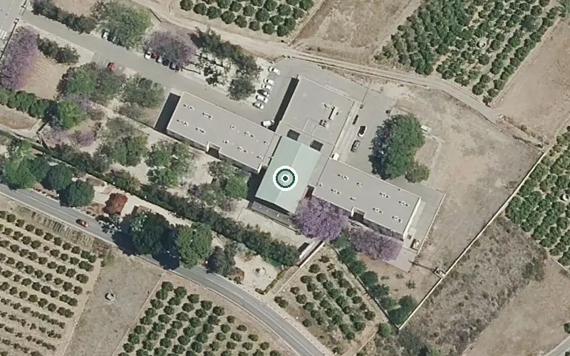 Vista aérea de la ubicación de Residencia P.m.d. Savia Quartell
