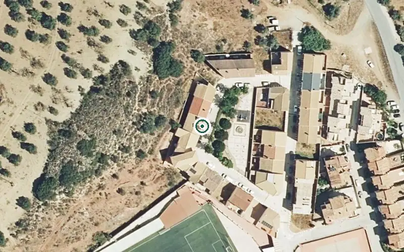 Vista aérea de la ubicación de Centro de Día para Mayores Municipal