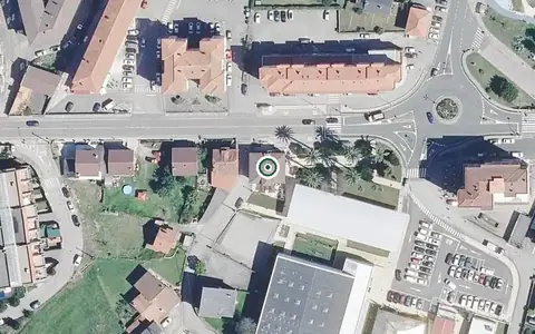 Vista aérea de la ubicación de Renedo de Piélagos