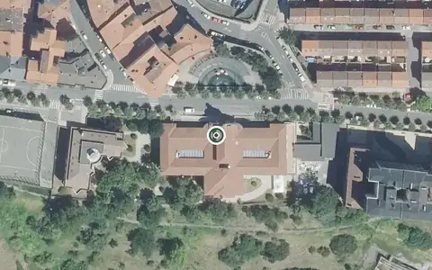 Vista aérea de la ubicación de Residencia Municipal Juan Ellacuria Larrauri Egoitza