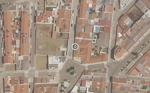 Vista aérea de la ubicación de Centro de Día de Puebla de la Calzada