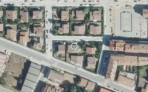 Vista aérea de la ubicación de Vivienda Comunitaria Mikelats