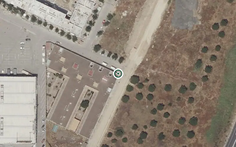 Vista aérea de la ubicación de Centro de Día para Mayores Alkama