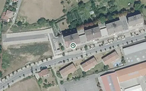 Vista aérea de la ubicación de Vivienda Comunitaria San Mames Etxea
