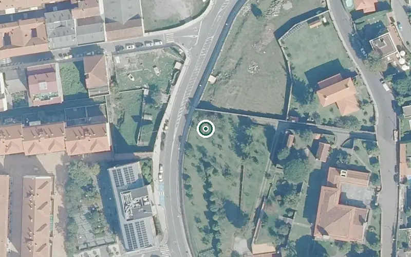 Vista aérea de la ubicación de Residencia Ballesol Poio