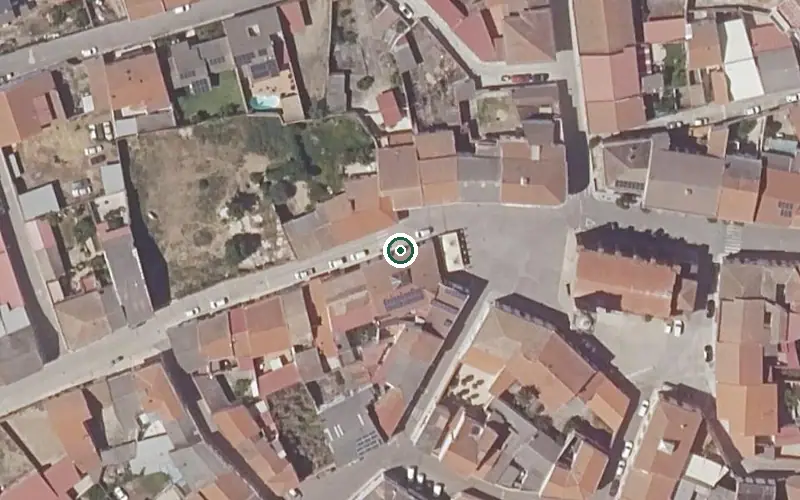 Vista aérea de la ubicación de Piso Tutelado de Madrigalejo
