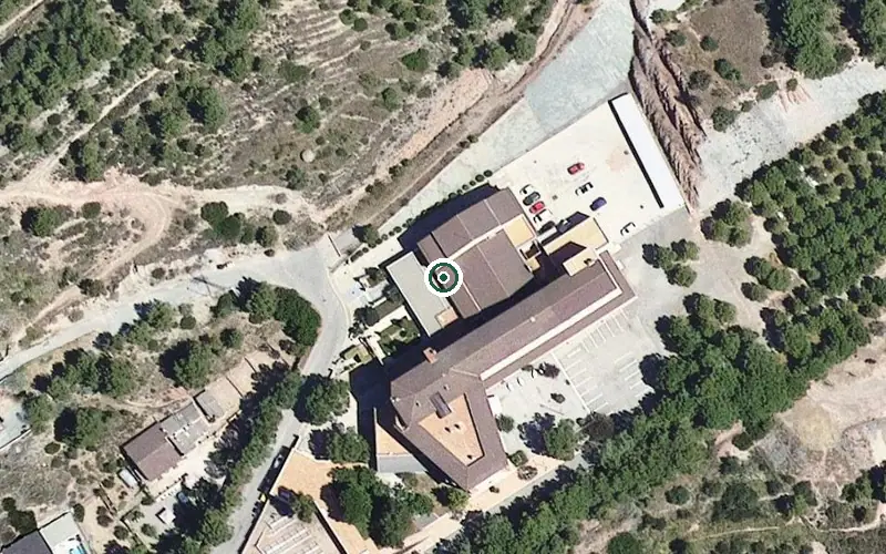Vista aérea de la ubicación de Centre de dia Bell Repòs de Súria