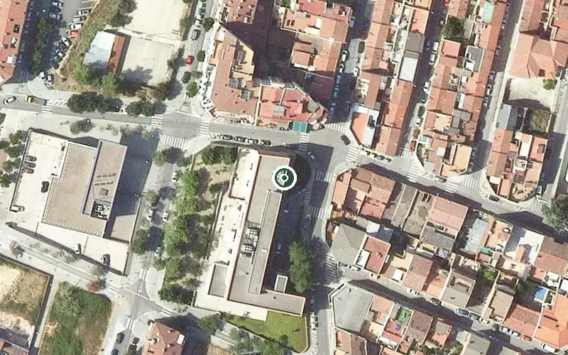 Vista aérea de la ubicación de Residència per a Gent Gran Rubí