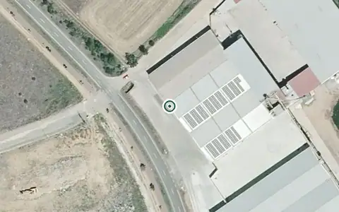 Vista aérea de la ubicación de Residencia los Ángeles del Páramo
