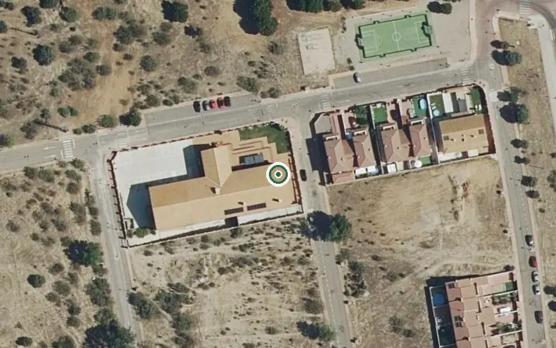 Vista aérea de la ubicación de Residencia La Fresneda