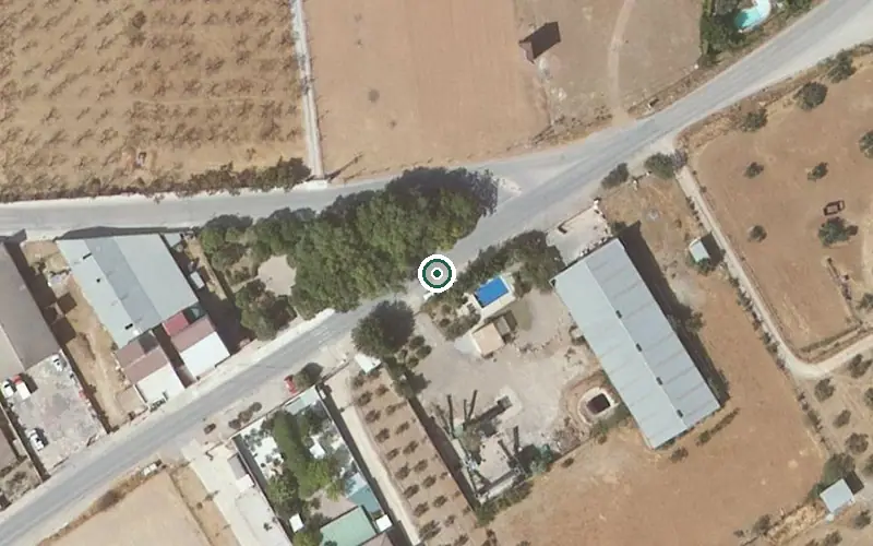 Vista aérea de la ubicación de Centro Residencial para Personas Mayores San Rogelio