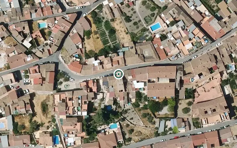 Vista aérea de la ubicación de Centro de Día para Mayores Alfacar