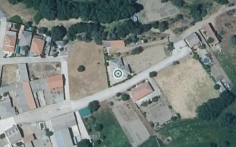 Vista aérea de la ubicación de Vivienda Municipal de Mayores