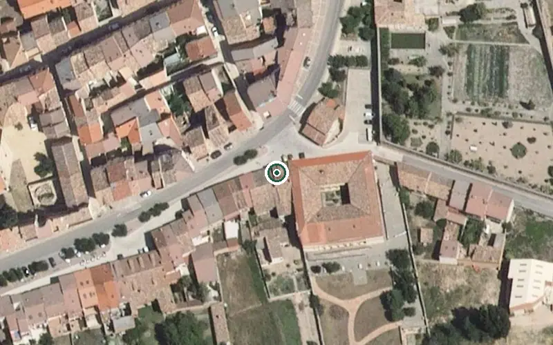 Vista aérea de la ubicación de Residencia de Personas Mayores Nuestra Sra. de la Piedad