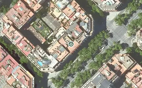 Vista aérea de la ubicación de Residència Com a Casa