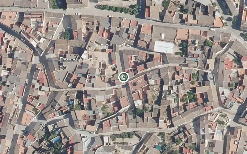 Vista aérea de la ubicación de Residencia para Mayores Vitalia la Puebla de los Infantes