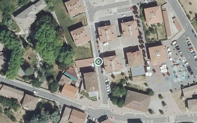 Vista aérea de la ubicación de Residencia Purísima Concepción