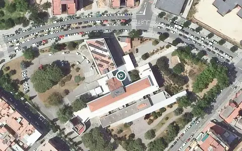 Vista aérea de la ubicación de Habitatges tutelats Sabadell Gent Gran