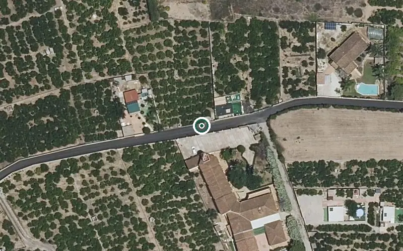 Vista aérea de la ubicación de Residencia para Personas Mayores Dependientes Jaime II