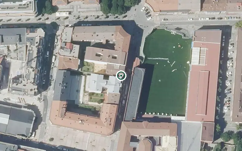 Vista aérea de la ubicación de Residencia Andra Mari Egoitza